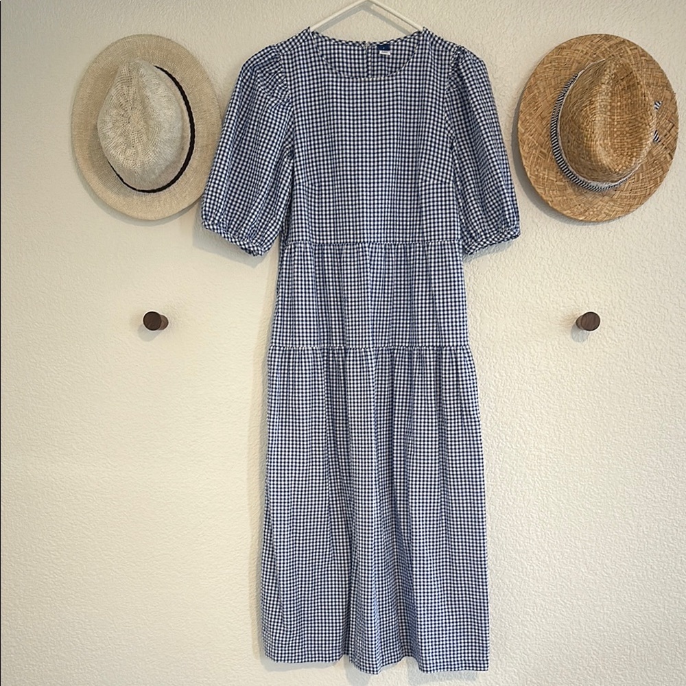 Blue Gingham Dress